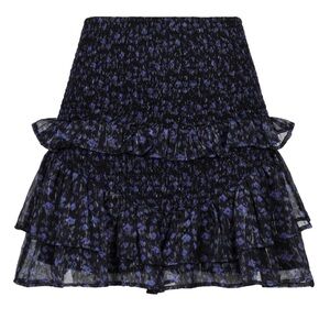 M17 Neo Noir Skirt‎ 'Mata Garden Dream' in Plum, Dark Purple
